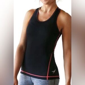 NWT✨Endeavor Tank Women's Athletic Top Color Black/Lava Size XS Retail $58